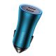 4. Baseus Golden Contactor Pro car charger 2x USB-C 40W blue (CGJP000003)