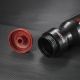 7. Rockbros 750 ml Bike Bottle - Transparent Black with Red Mouthpiece
