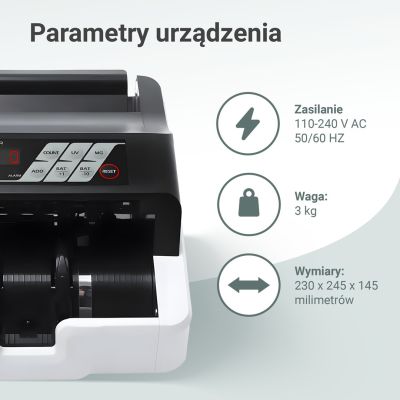 13. Extralink LockStar MG X-300 | Professional banknote counter | UV, IR
