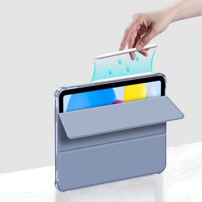 7. Tech-Protect SC Pen Hybrid Case for iPad 10 / 2022 - Blue - Transparent