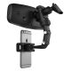 6. Adjustable car rearview mirror holder for smartphone black