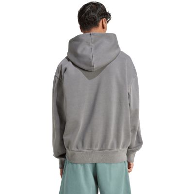 3. Men's adidas ALL SZN Fleece Washed Hoodie gray JL6539