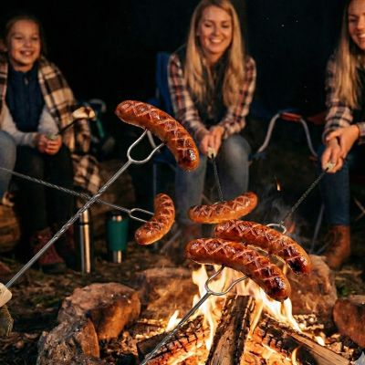 13. FORK FIRE STICK 130CM SET 10 PCS