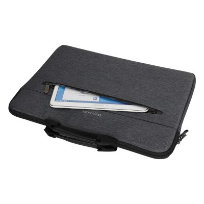 5. Wozinsky WTL-15 15.6" Laptop Bag with Handle and Metal Zipper - Gray