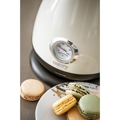 8. CAMRY CR 1344c cream electric kettle