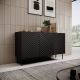 3. Chest of drawers 3D2SZ ONDA 150x45x85 black