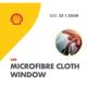 4. MICROFIBER CLEANING CLOTH FOR WINDOWS 35x35CM SHELL