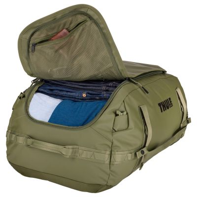 12. Thule Chasm TDSD304 Olivine Sports Bag 90L Polyester Olive