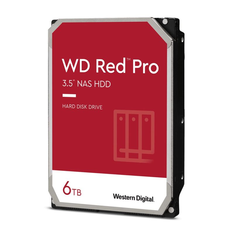 2. WD Red Pro WD6005FFBX HDD (6 TB ; 3.5"; 256 MB; 7200 rpm)