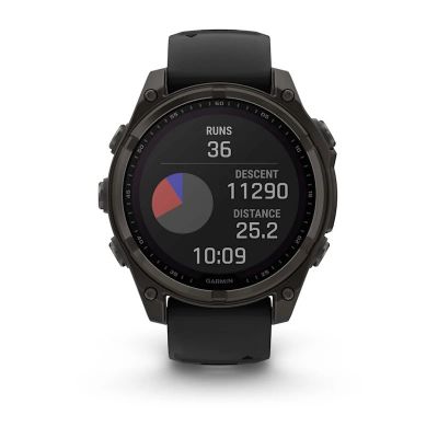 3. Garmin Fenix 8 Solar Sapphire Titanium Carbon Grey Watch