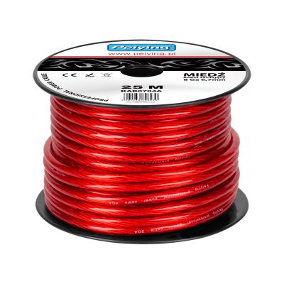 8Ga OD6.7mm CU automotive cable 25m