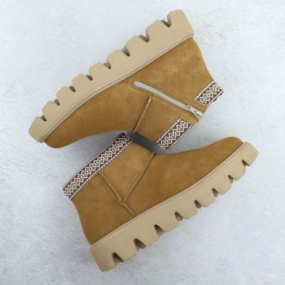 7. Women's leather ankle boots with zipper Rieker W2074-24