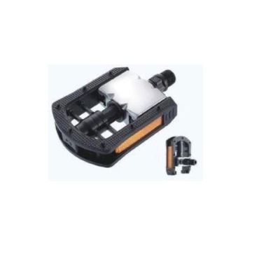 CITY ALU/PVC folding pedals black