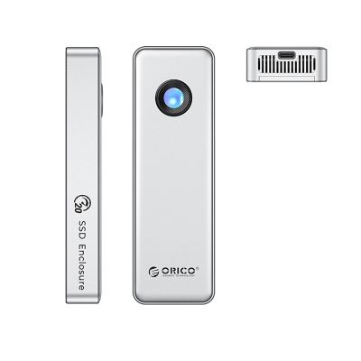 2. Orico OUM2-G20 M.2 NVME USB-C 3.2 20Gb/s Disk Drive - Silver