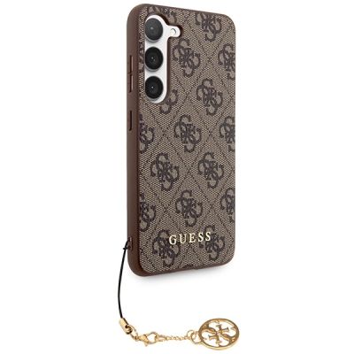 4. Guess 4G Charms Collection case for Samsung Galaxy A35 - brown