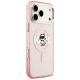4. Karl Lagerfeld IML Choupette Sketch Logo MagSafe Case for iPhone 17 Pro Max - Pink