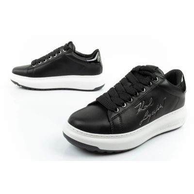 8. Karl Lagerfeld men's shoes sneakers Kapri natural leather black