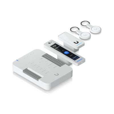 18. UniFi Access Ubiquiti G3 Pro Starter Kit UA-G3-SK-Pro, G3 Professional Access Reader + G3 Reader + Hub + Keychains (2 pieces)