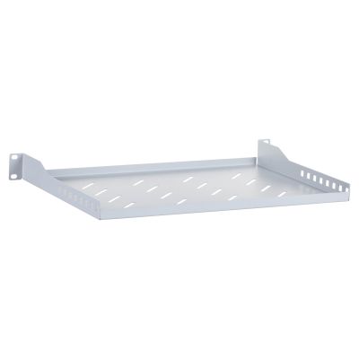 7. LANBERG SHELF FOR CABINETS 19" 600MM (1U, 483X330MM) GRAY AK-1004-S