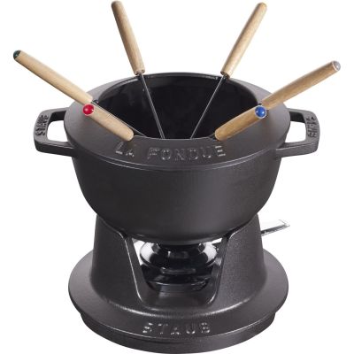 Staub Fondue Set – 18 cm, Black