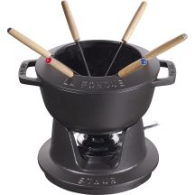 Staub Fondue Set – 18 cm, Black