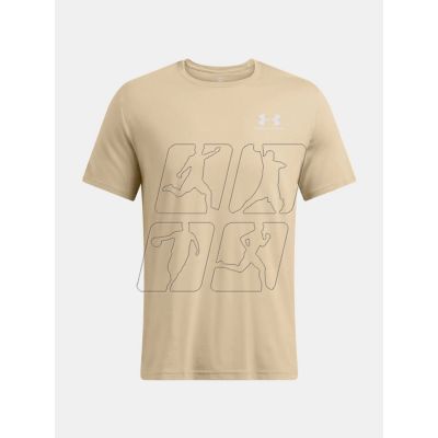 7. Under Armor Left Chest Logo T-shirt M 1326799-300