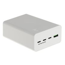 Greencell PowerPlay 30 - white powerbank 30,000mAh, 22.5W, 4 ports