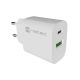 8. NATEC RIBERA WALL CHARGER 1X USB-A + 1X USB-