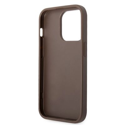 7. Guess GUHCP15L4GMGBR iPhone 15 Pro 6.1" brown/brown hardcase 4G Big Metal Logo