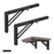 8. MACLEAN FOLDING WALL SHELF BRACKET MACLEAN FOLDING WALL SHELF BRACKET, MIN 250MM, MAX 500MM, MAX 50KG, 2 PIECES, M