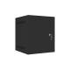 7. Wall-mounted installation rack cabinet 10" 6U 280x310 black metal door LANBERG (flat pack)