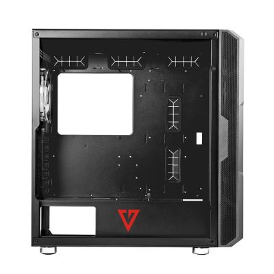 12. MODECOM VOLCANO AMIRANI ARGB BLACK COMPUTER CASE
