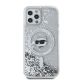 3. Karl Lagerfeld Liquid Glitter Choupette Head MagSafe Case for iPhone 12 / 12 Pro - Transparent