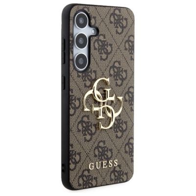 4. Guess 4G Big Metal Logo case for Samsung Galaxy S24 - brown