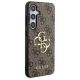 4. Guess 4G Big Metal Logo case for Samsung Galaxy S24 - brown
