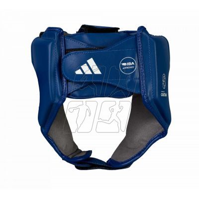 2. adidas IBA Cactus Leather Tournament Helmet ADIIBAH1C-Blue