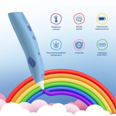 4. LAMAX ArtKid1 3D ballpoint pen, blue