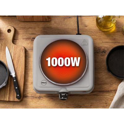 8. ELDOM ELECTRIC COOKER PG13 UNNA 1000W SILVER