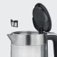 7. SEVERIN ELECTRIC KETTLE GLASS AND STEEL, 1.7L, CONCEALED HEATER, STRIX CONTROLLER, CABLE RECESS, WATER INDICATOR, 2200W WK3420