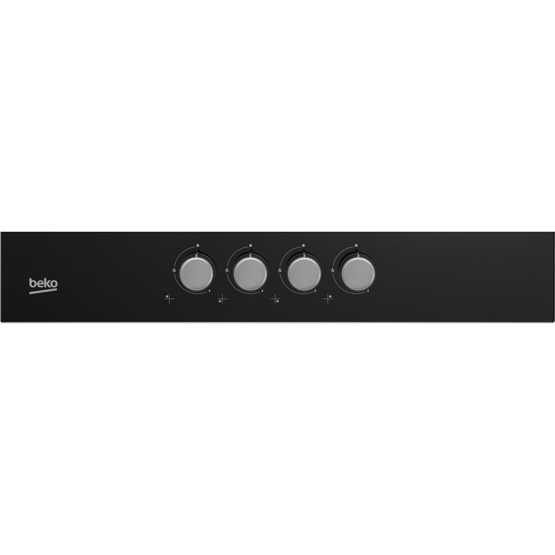 8. Beko Gas Hob HILG64220S (4 burners; black)