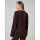 2. Women's regular sweatshirt with ties and modal 4F 4FRSS26TSWSF2784-80S