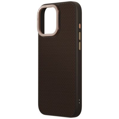 4. Uniq Keva Max Magclick Charging Camera Stand Case for iPhone 16 Pro Max - Brown