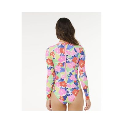 3. Women's RIP CURL Party Wave Upf Surf Suit multicolor