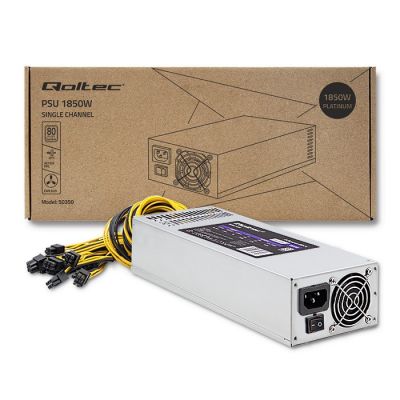 6. Qoltec 50350 1850W Gray Power Supply