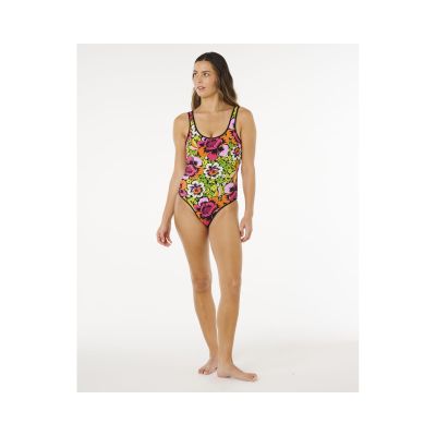 2. Women's RIP CURL Carioca Hi-Leg Revo One Piece swimsuit, multicolor
