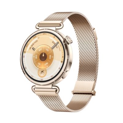 3. Huawei WATCH GT 6 41mm | Smart Watch | GPS (Satellite) | AMOLED | 1.32 inch | Waterproof | Gold