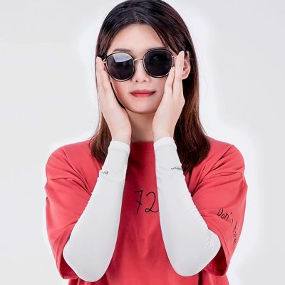 15. Rockbros XT9002W cycling sleeves - white (2 pcs.)