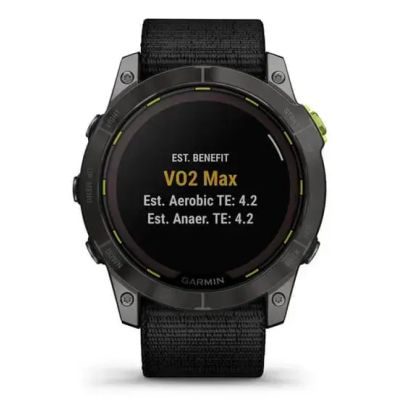 17. Garmin Enduro 2 Solar Black Carbon Gray DLC Ti Ultrafit Band 010-02754-01 Sports Watch