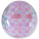 INFLATABLE BEACH BALL 50CM PINK GLITTER 53197