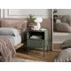 3. TRESSE bedside table 2 pcs 44x40x53 matt green